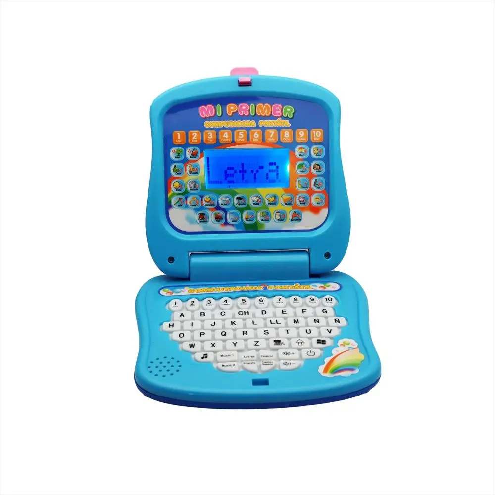 Mi Primer Portátil Infantil Mini Laptop Educativo + Baterias