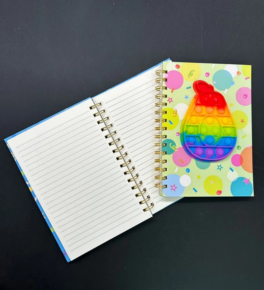 Agenda Libreta Push Popit Popit Interactivo Figuras Unisex