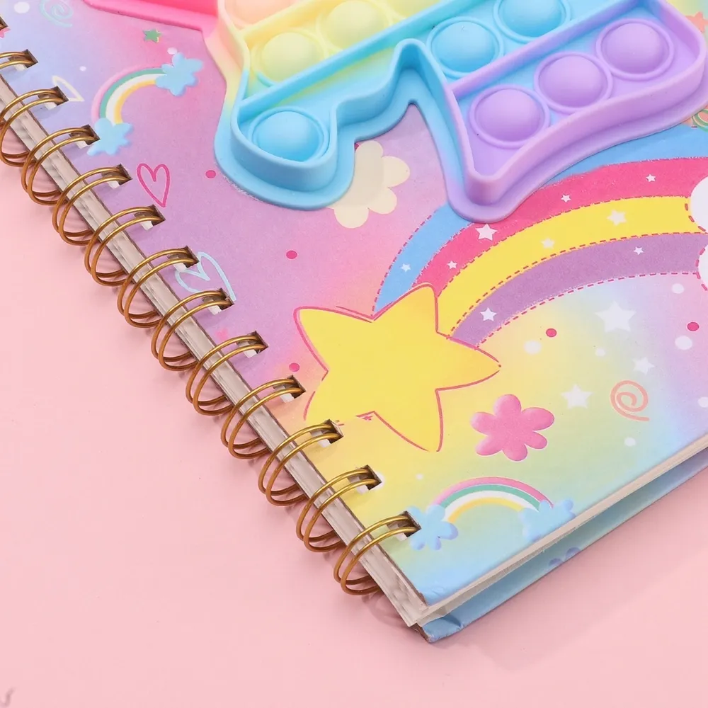 Agenda Libreta Push Popit Popit Interactivo Figuras Unisex