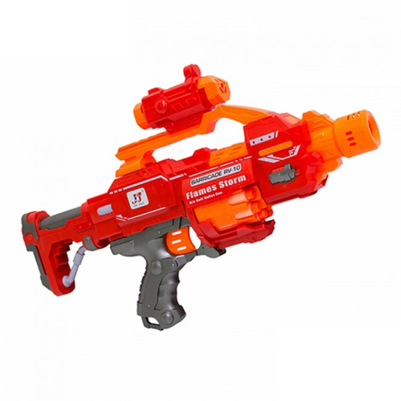 Pistola Lanza Dardos Nerf Multiples Juguete Flame + Dardos