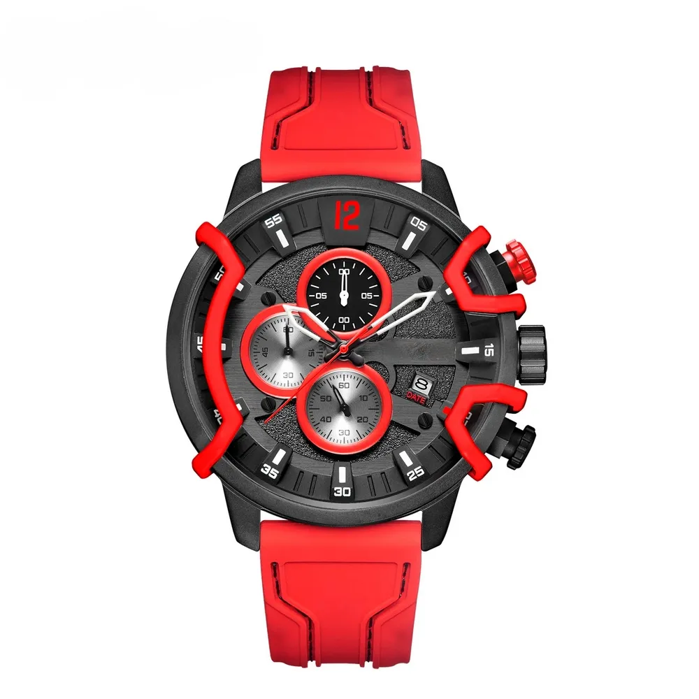 Reloj G-force Original H3991g Calendario Deportivo + Estuche