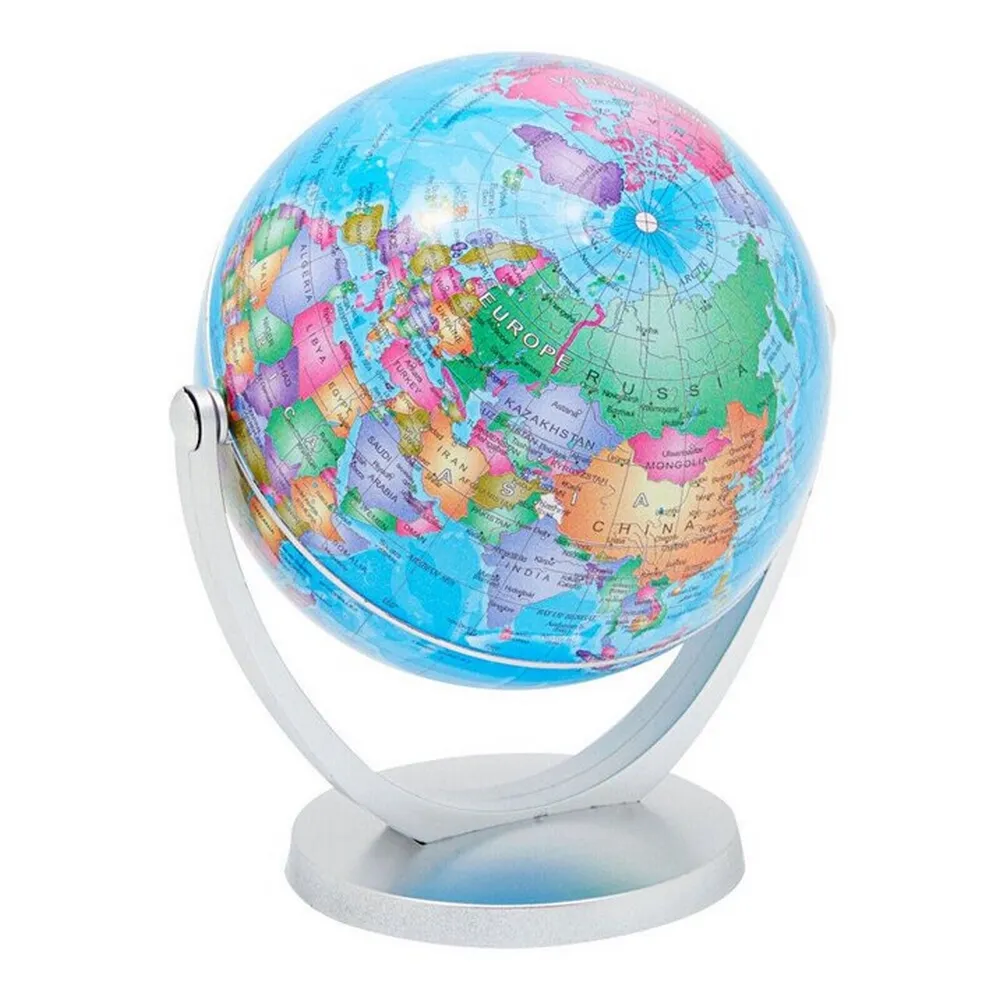 Mapamundi Globo Terráqueo De Escritorio Mundo Mapas Azul