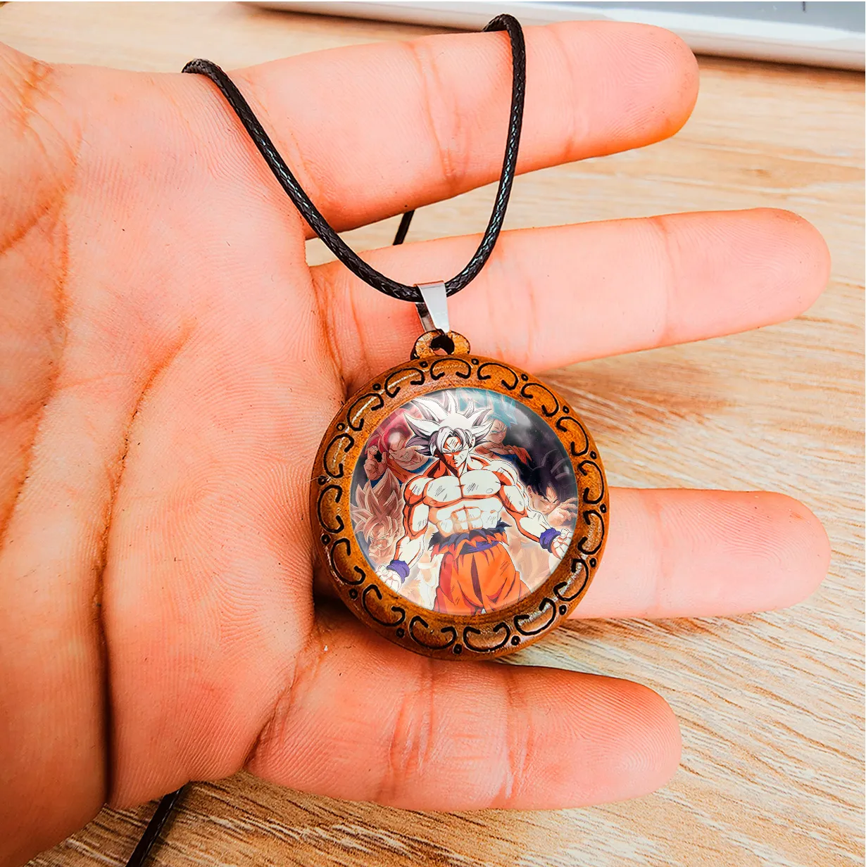 Collar Goku Dragon Ball Z Unisex Detalle + Estuche