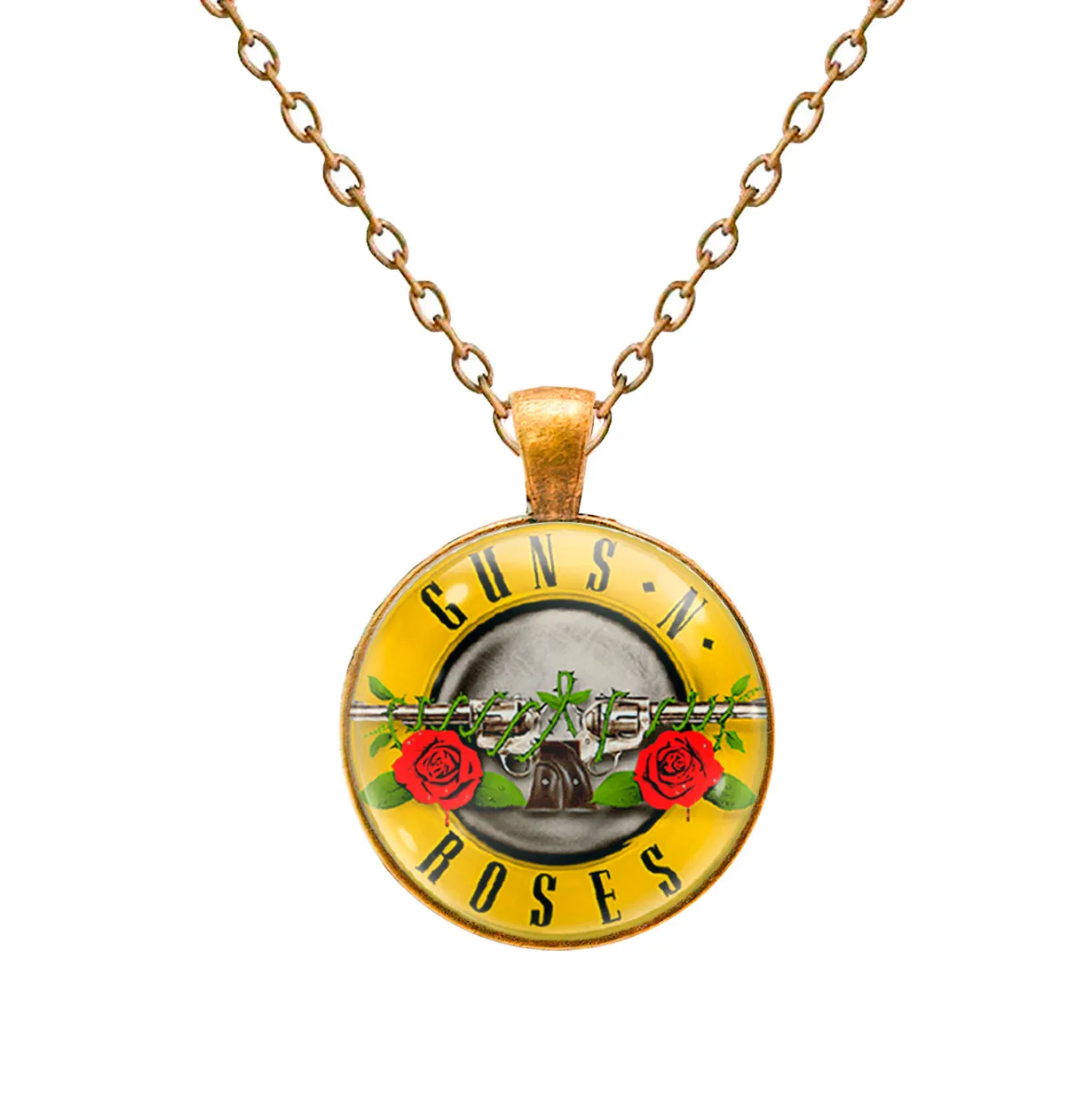 Collar Guns N' Roses Rock Musica Unisex + Estuche