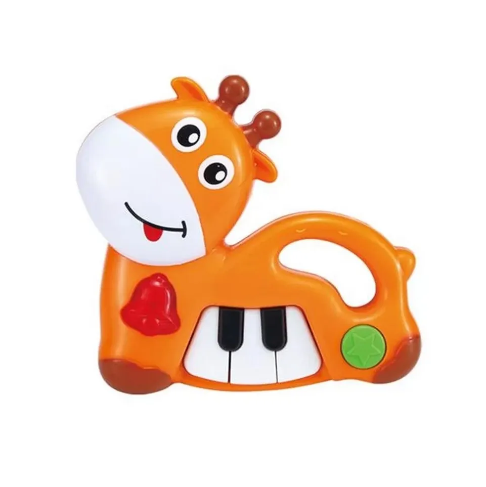 Piano Jirafa Organeta Musical Bebes Niño + Bateria Juguete