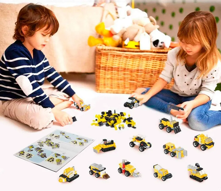 Carros Construcción Coleccion Juguete Armables Armatodo Niño