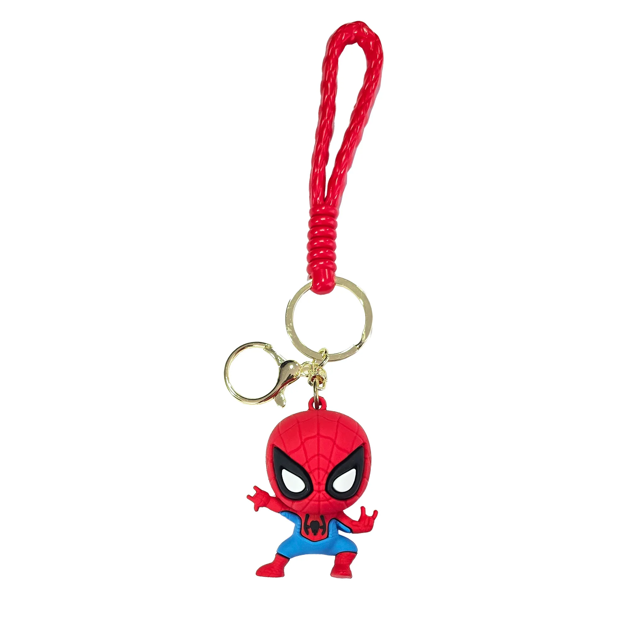 Llavero Comics Figura Spiderman Portatil Con Gancho Unisex