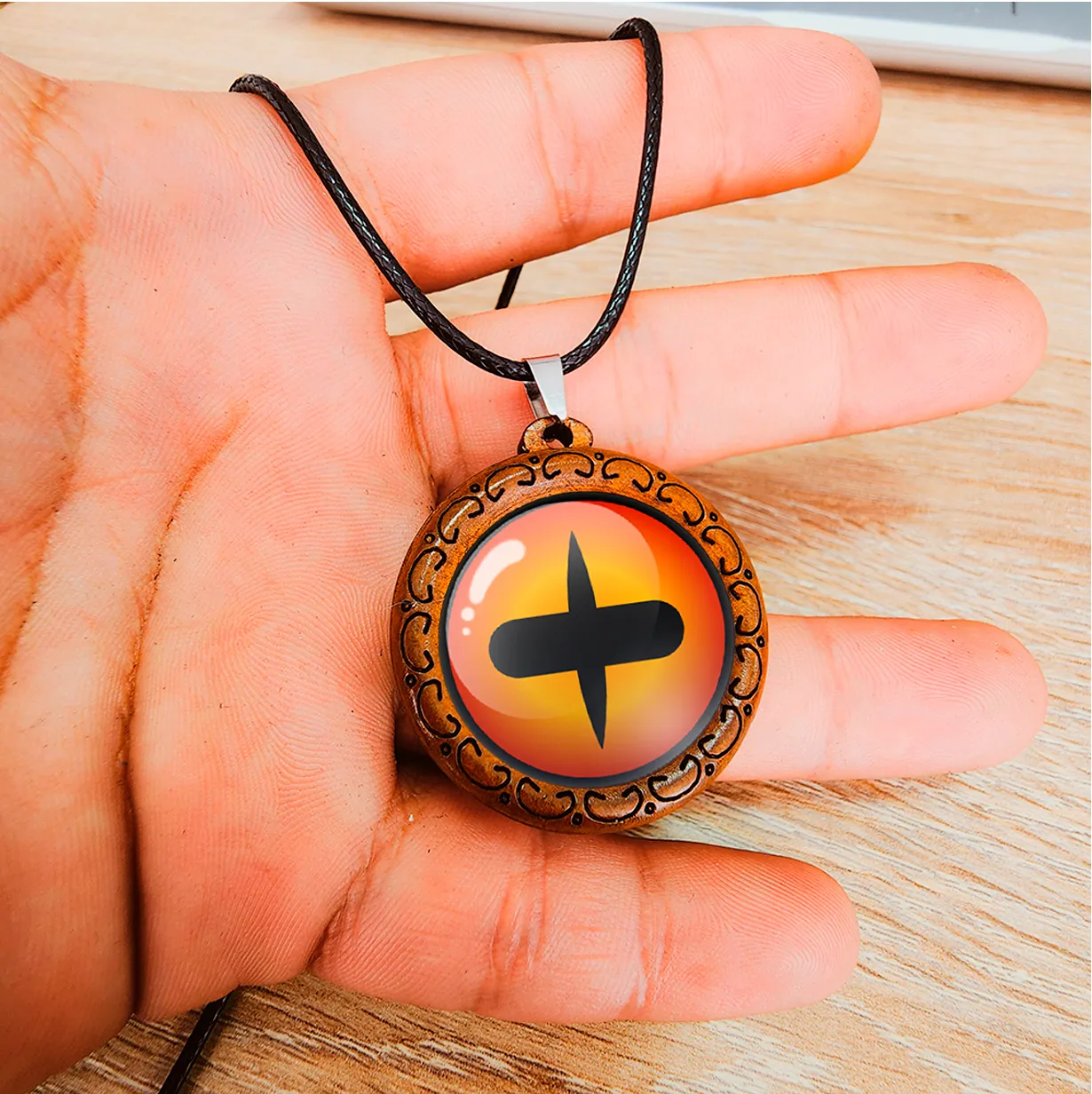 Collar Ojo Naruto Modo Sabio Anime Detalle Unisex + Estuche