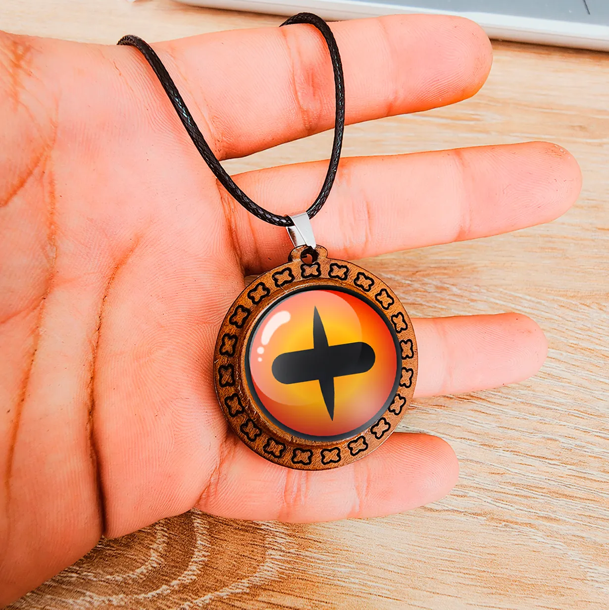 Collar Ojo Naruto Modo Sabio Anime Detalle Unisex + Estuche