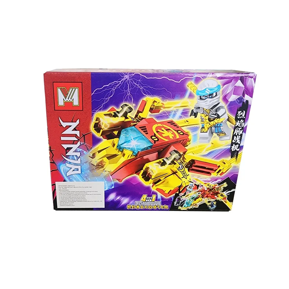 Ninja Nave Espacial Figuras Armables Armatodo Construcción 