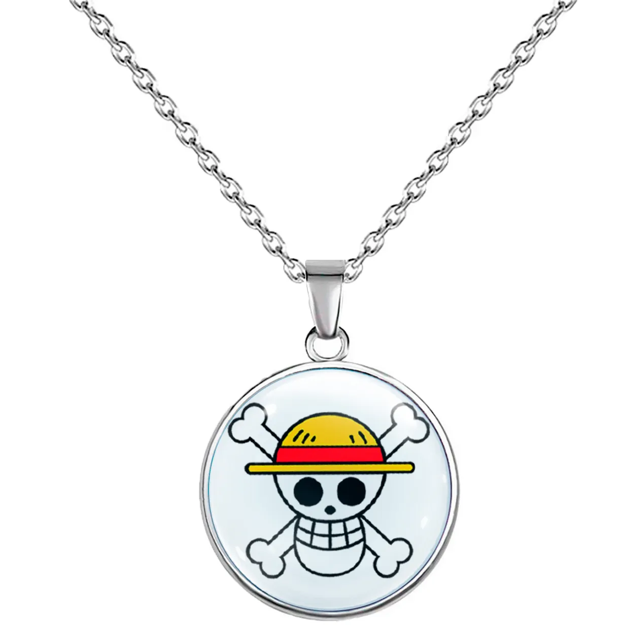 Collar One Piece Pirata Comics Unisex Detalle + Estuche