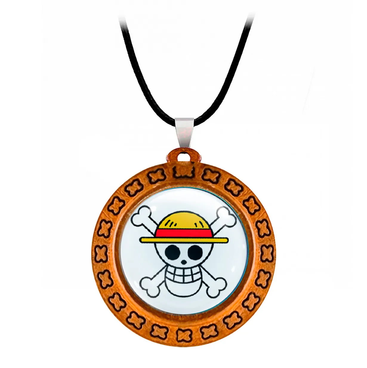 Collar One Piece Pirata Comics Unisex Detalle + Estuche