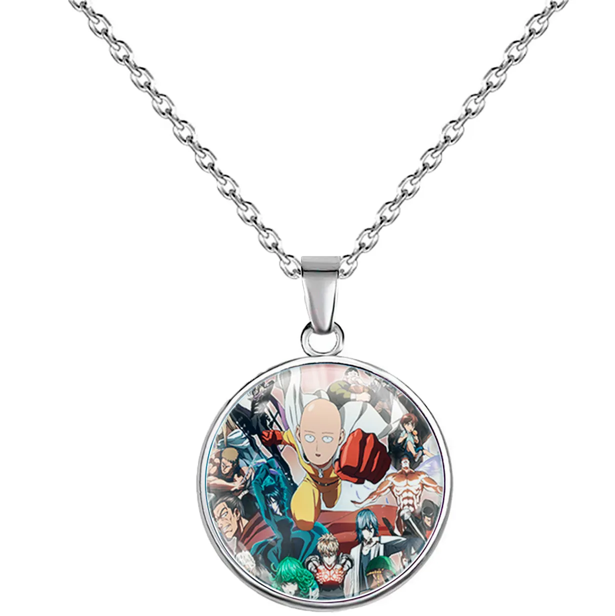 Collar One Punch-man Comics Unisex Detalle + Estuche