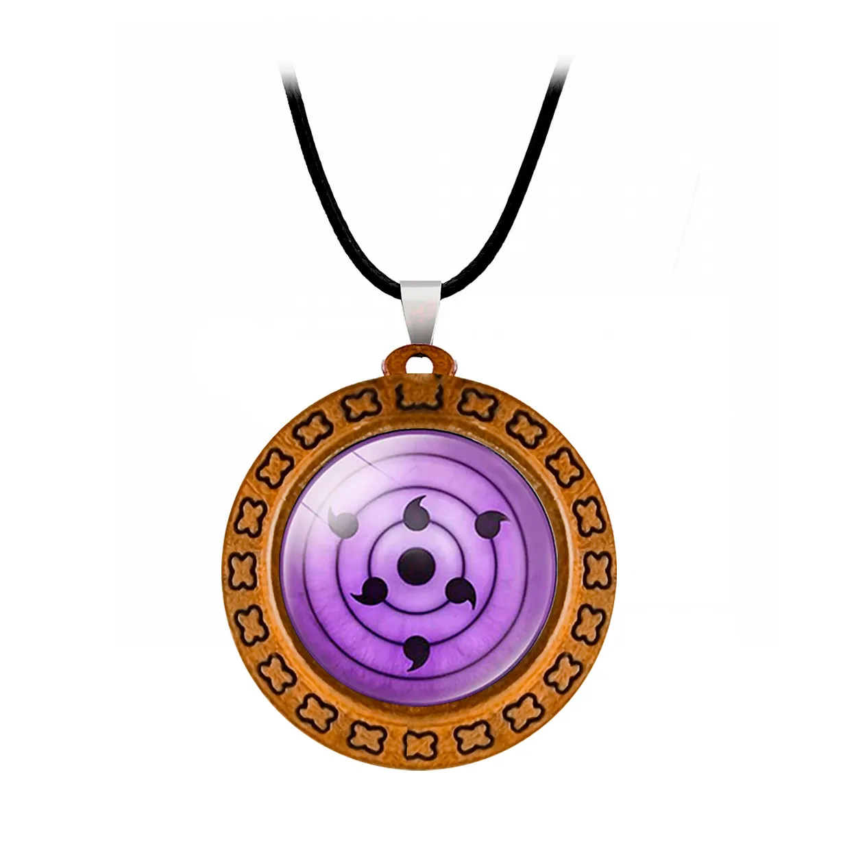 Collar Rinnegan Supremo Naruto Anime Unisex + Estuche