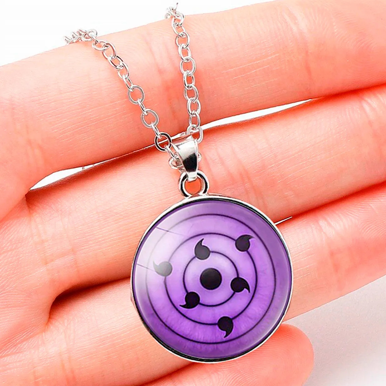 Collar Rinnegan Supremo Naruto Anime Unisex + Estuche