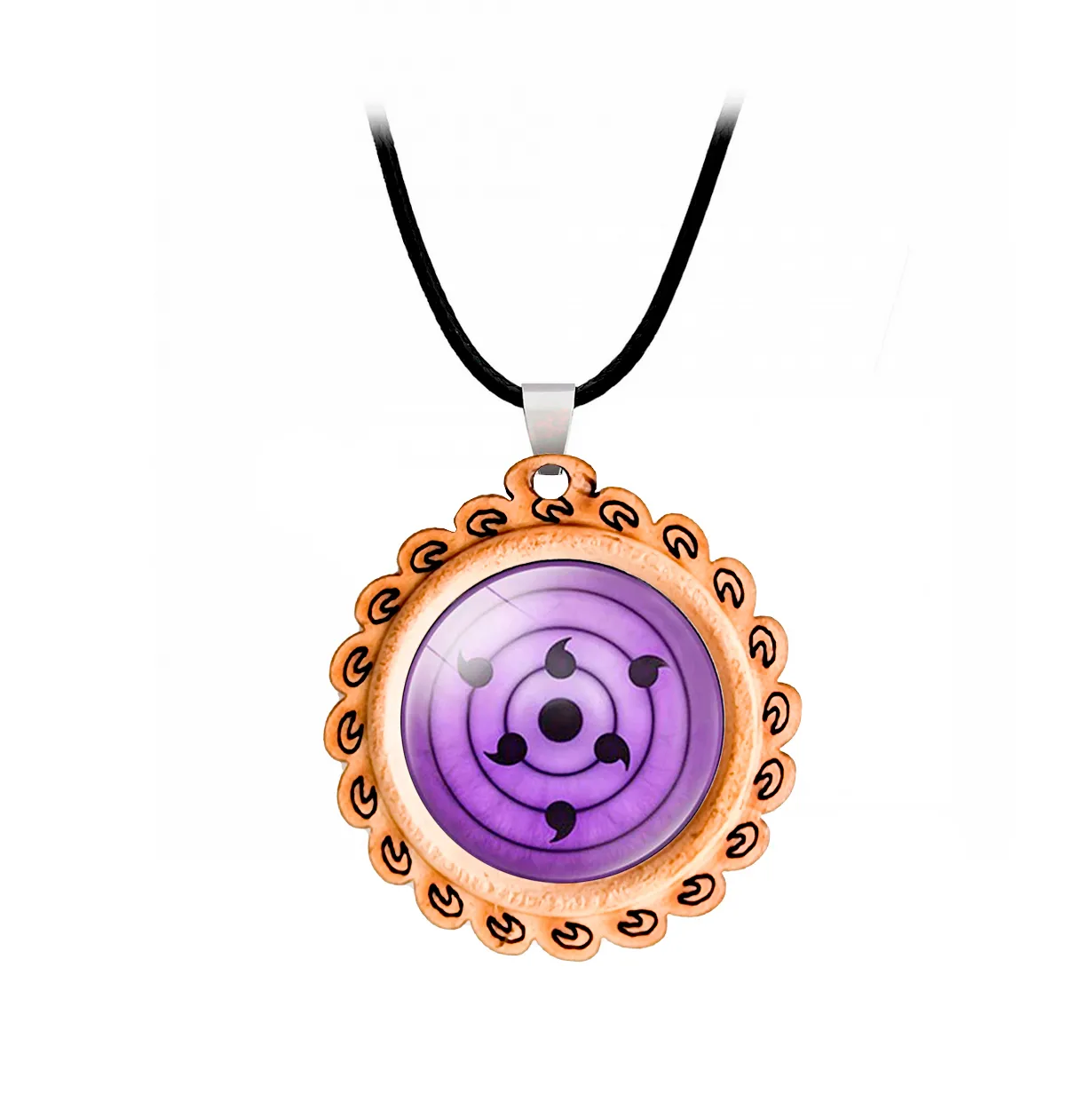 Collar Rinnegan Supremo Naruto Anime Unisex + Estuche