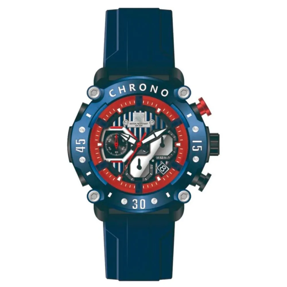 Reloj G-force Original H4056g Calendario Deportivo + Estuche