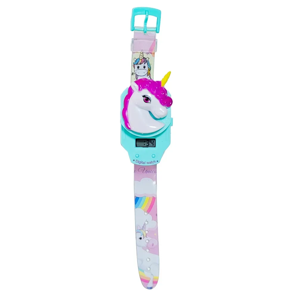 Reloj Niñas Digital Tapa Infantil Unicornio Pony Niñas Poni