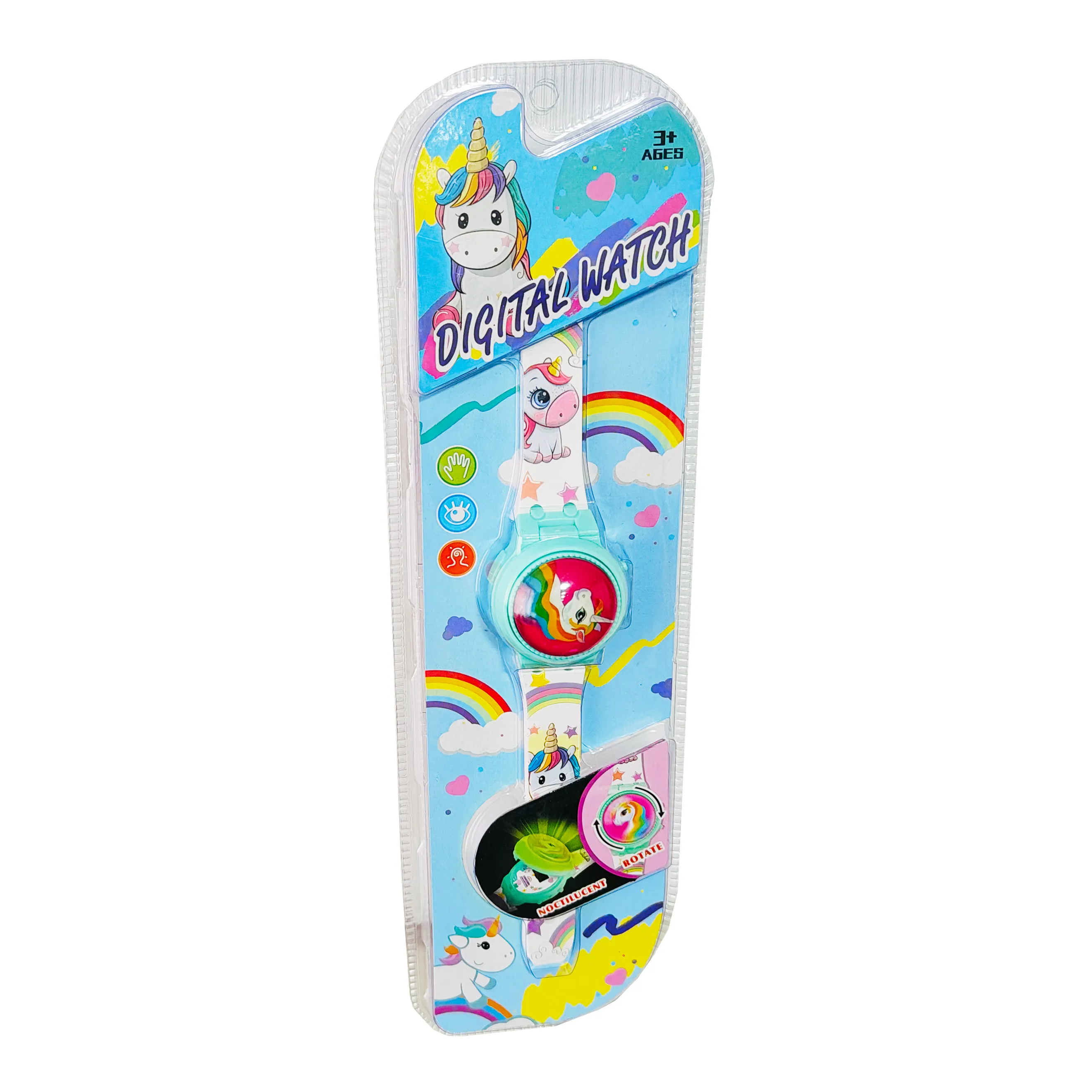 Reloj Niñas Digital Tapa Infantil Unicornio 360 Pony Niñas 