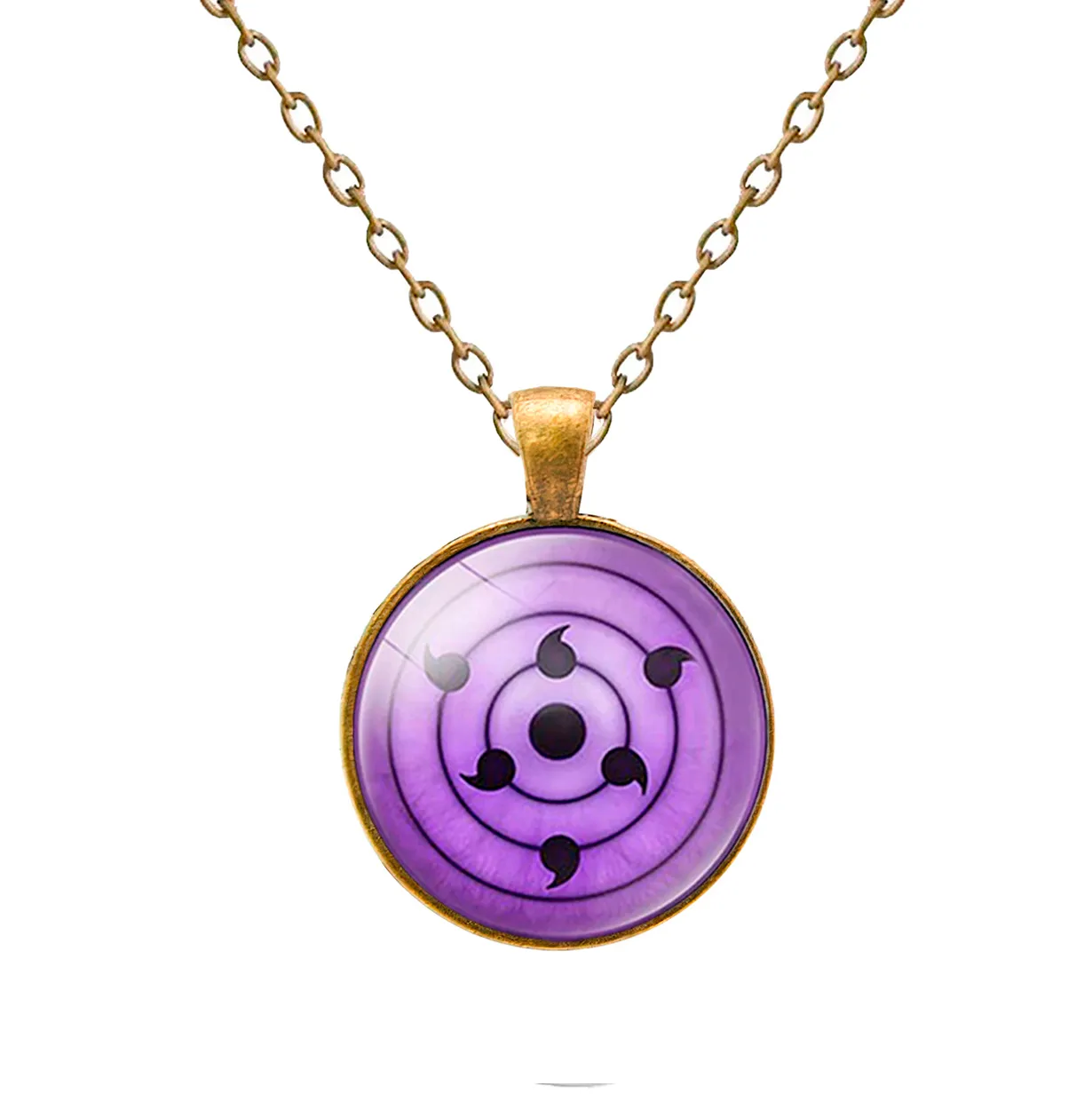 Collar Rinnegan Supremo Naruto Anime Unisex + Estuche