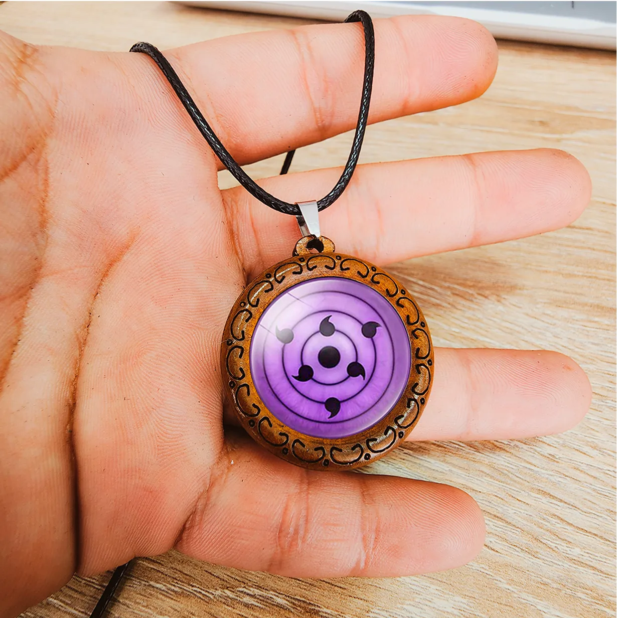 Collar Rinnegan Supremo Naruto Anime Unisex + Estuche