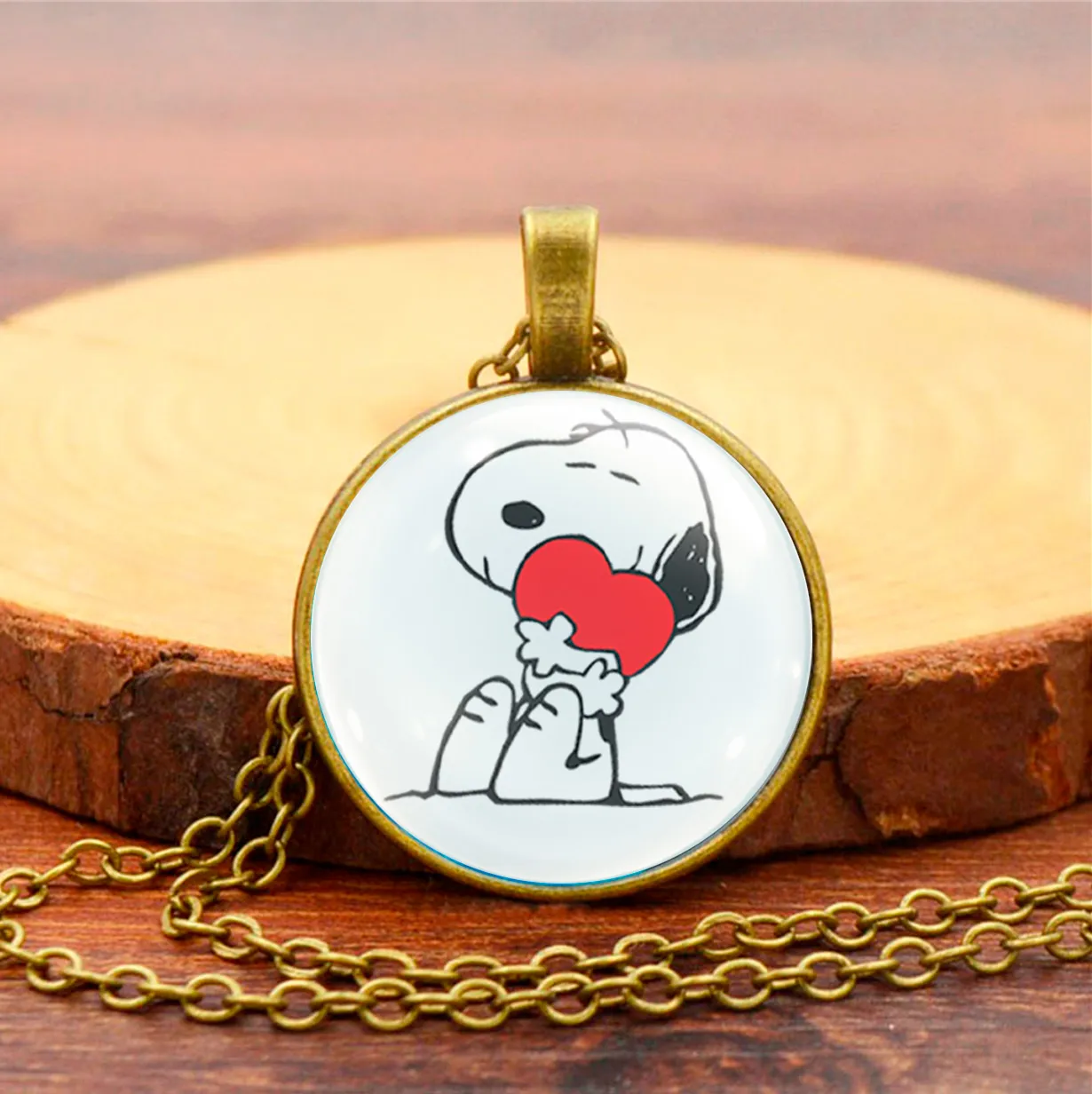 Collar Snoopy Perro Unisex + Estuche