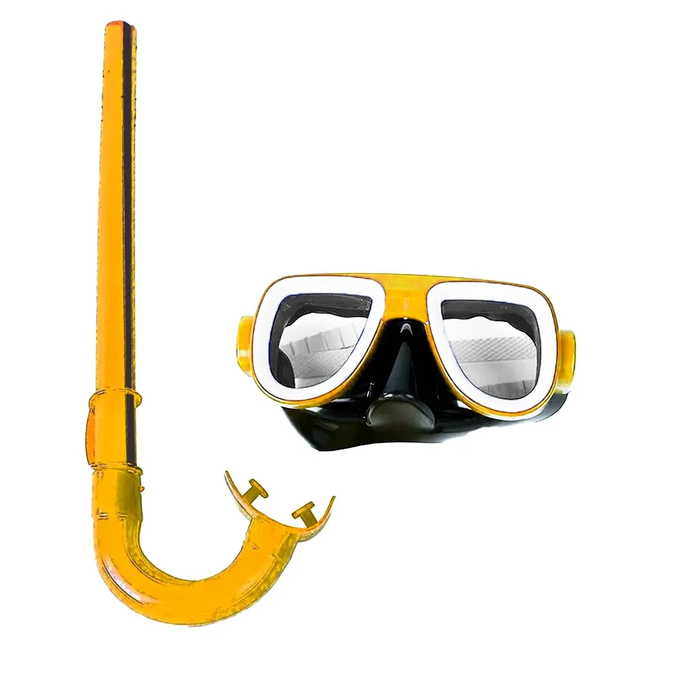 Careta Snorkel Kit Buceo Resistente Ajustable Swim Wenfei