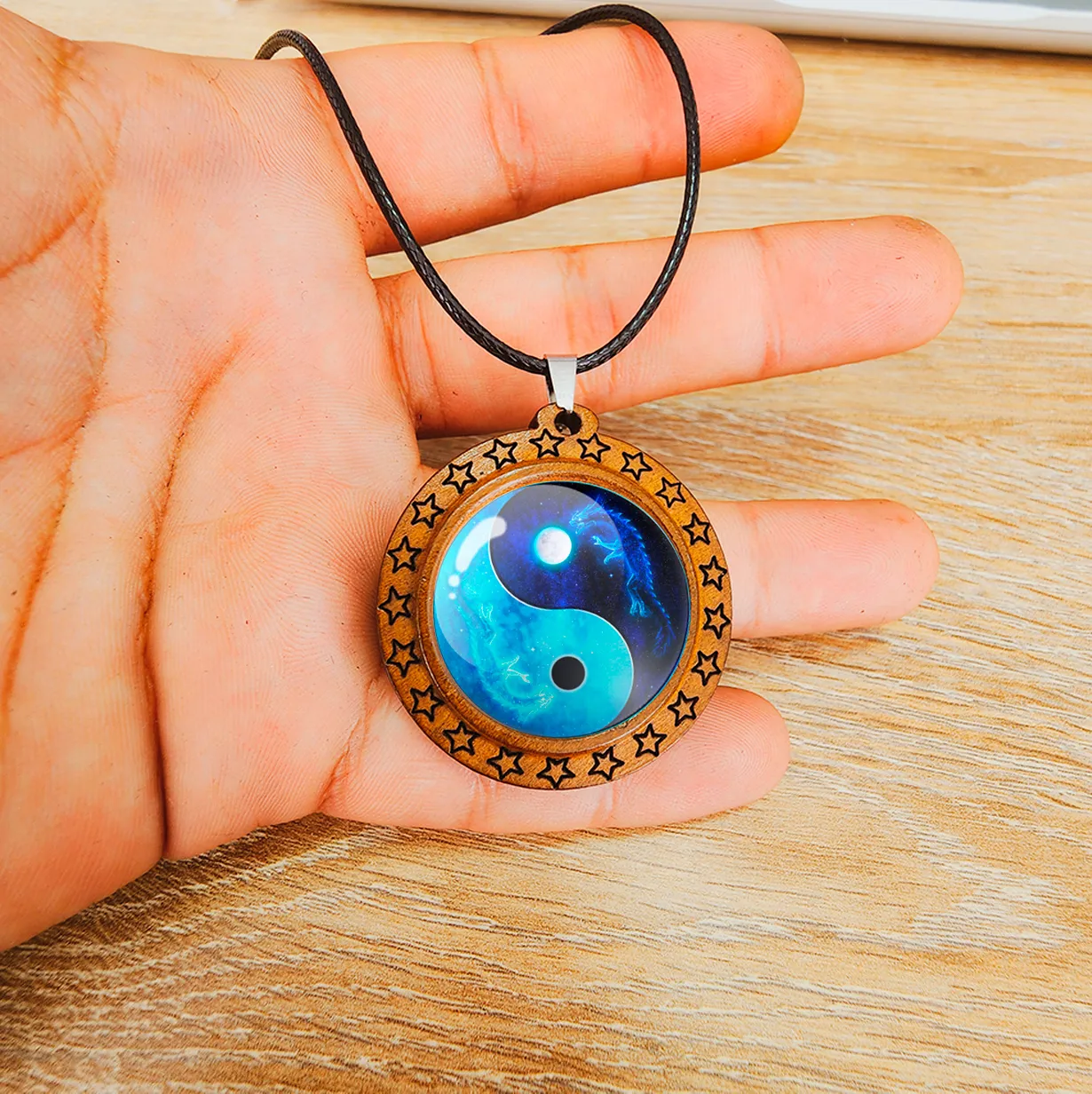 Collar Yin Yang Yinyang Yin Yan Unisex + Estuche