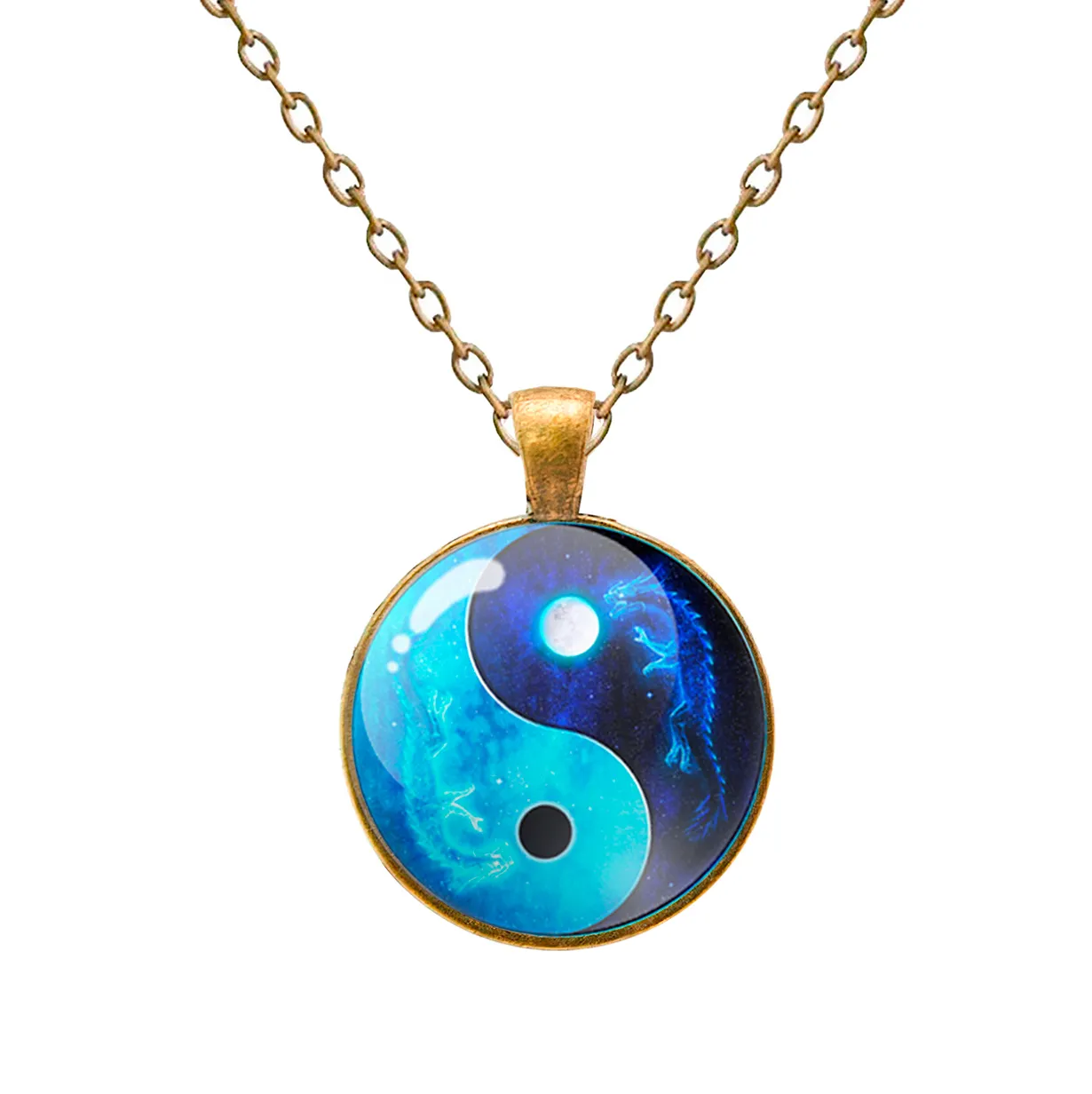 Collar Yin Yang Yinyang Yin Yan Unisex + Estuche