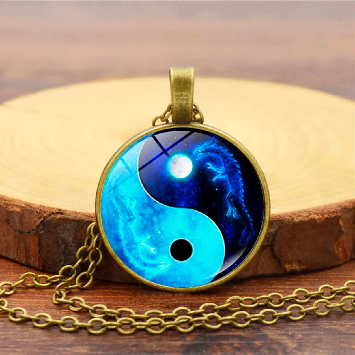 Collar Yin Yang Yinyang Yin Yan Unisex + Estuche