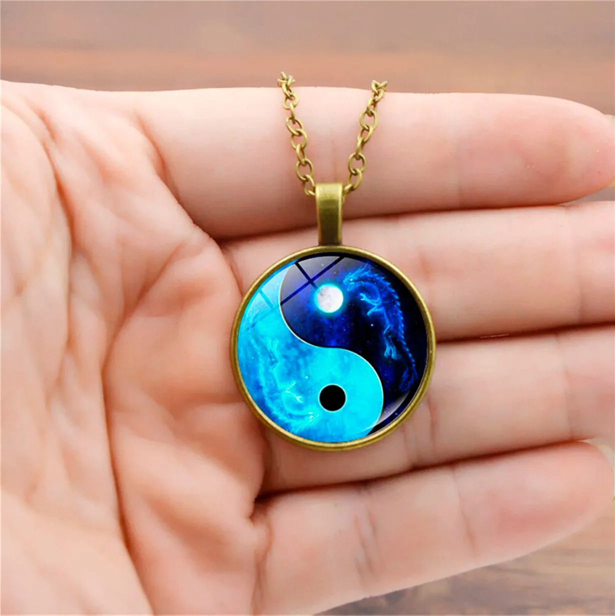 Collar Yin Yang Yinyang Yin Yan Unisex + Estuche