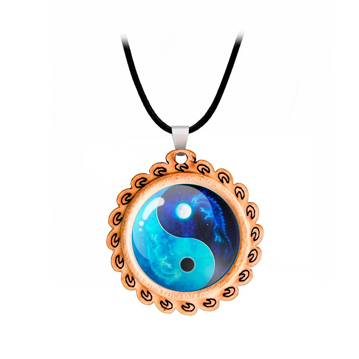 Collar Yin Yang Yinyang Yin Yan Unisex + Estuche