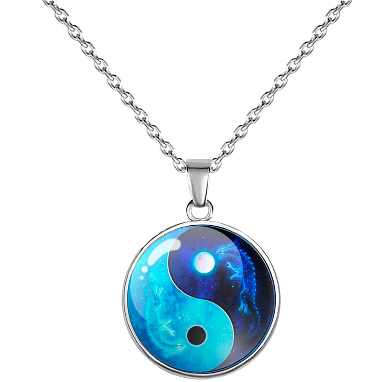 Collar Yin Yang Yinyang Yin Yan Unisex + Estuche