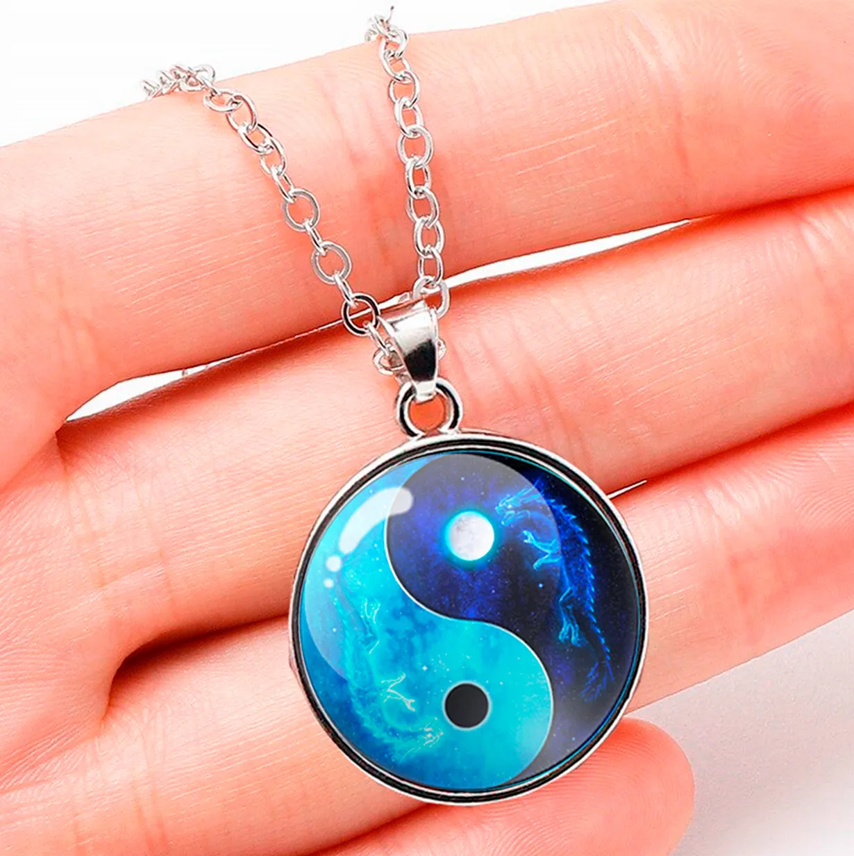 Collar Yin Yang Yinyang Yin Yan Unisex + Estuche