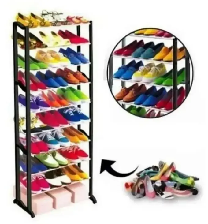 Organizador Zapatero 30 Pares 10 Niveles Amazing Shoe Rack