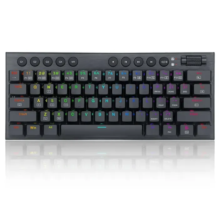 Teclado Gamer Redragon K632 Horus Switch Rojo (Negro)