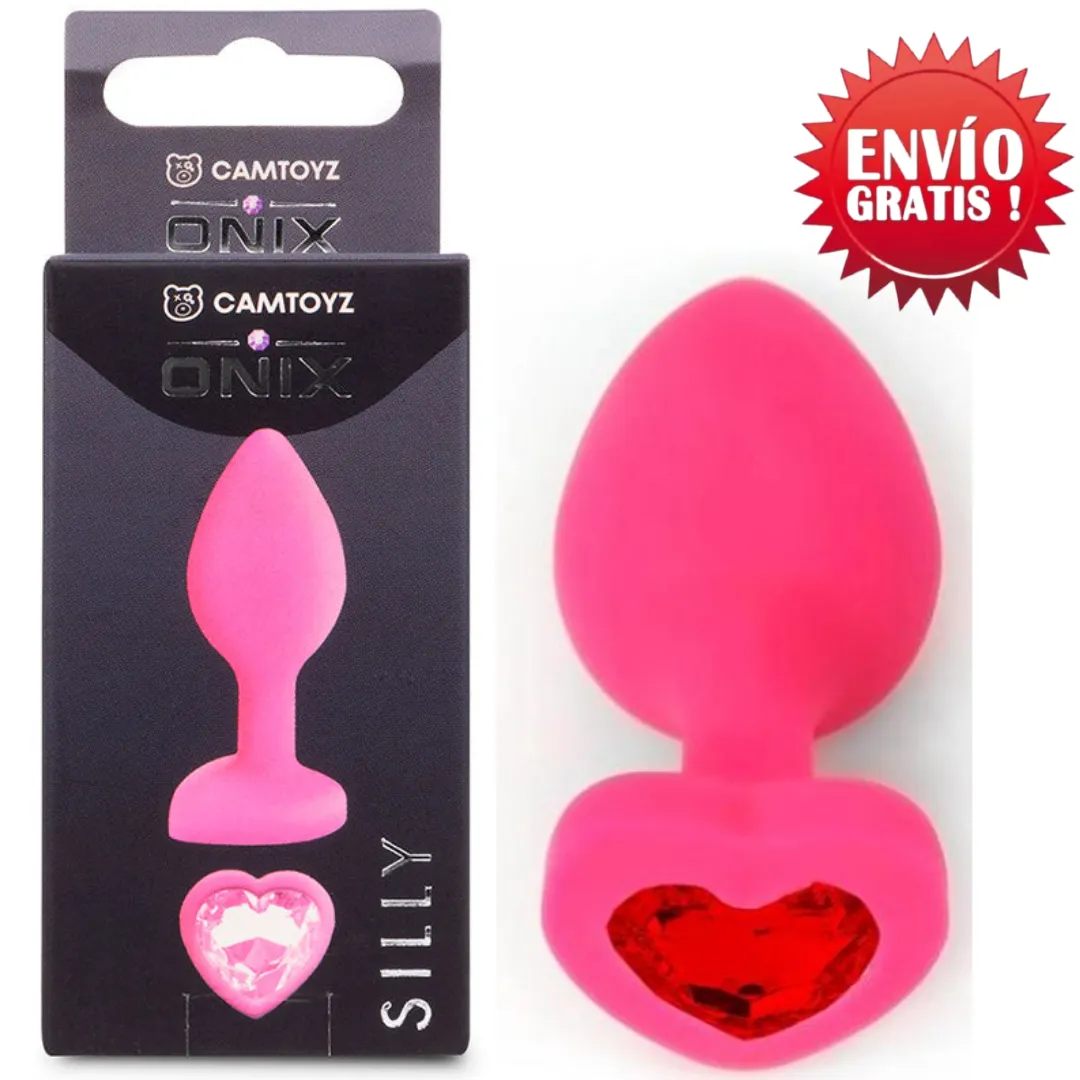 Plug Anal Silly CamToyz Fucsia Joya Onix 