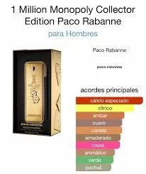 Perfume One Million Monopoly Collector Edition Paco Rabanne Para Hombres