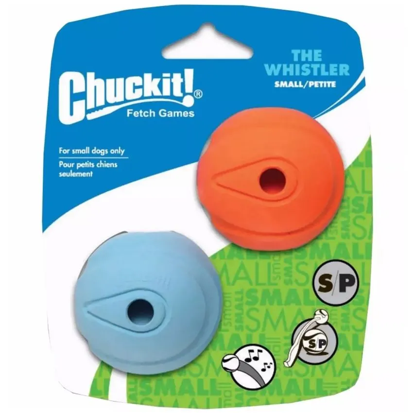 Chuckit Whistler Silbado Juguete Perros Talla S X 2 Unidades