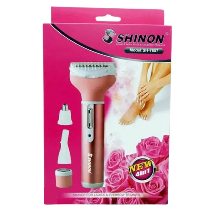 Depiladora Mujer Recargable 4 en 1 Rasuradora Shinon SH-7657