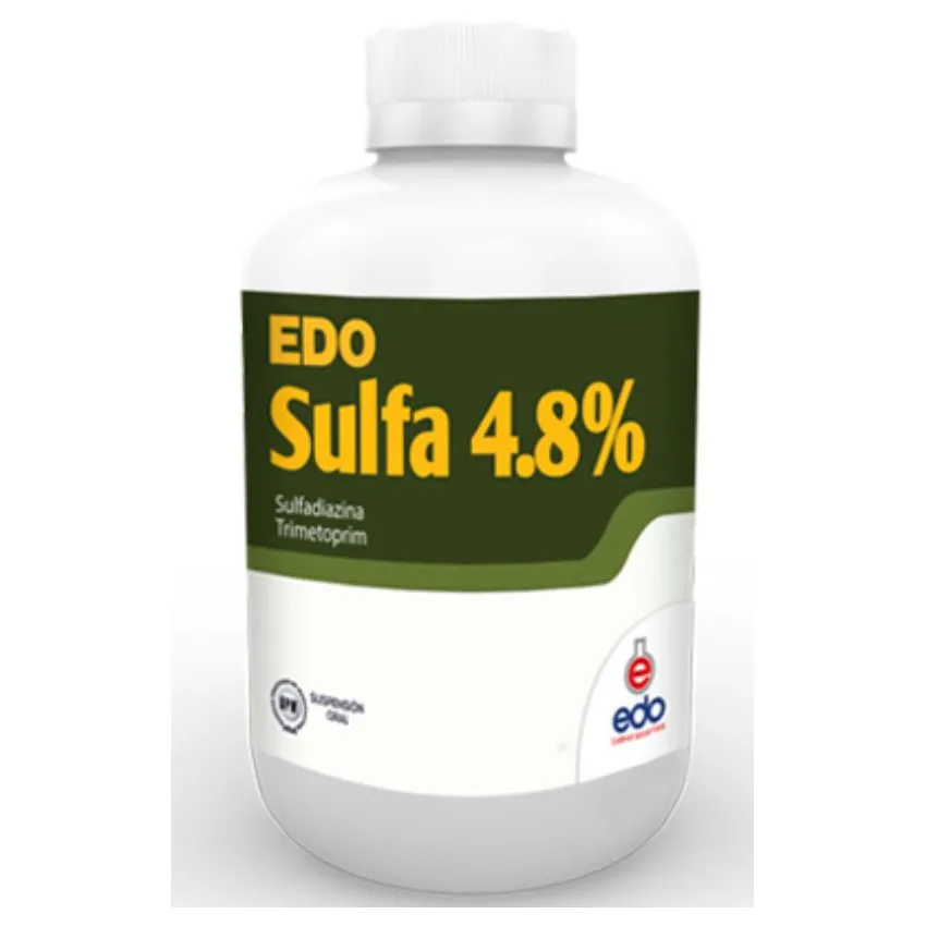 Edo Sulfa Oral 4.8 Antibiotico Perros 250Ml