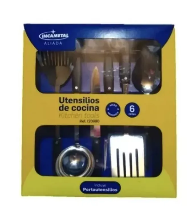 Juego De Utensilios De Cocina 6 Unidades Set De Cubiertos