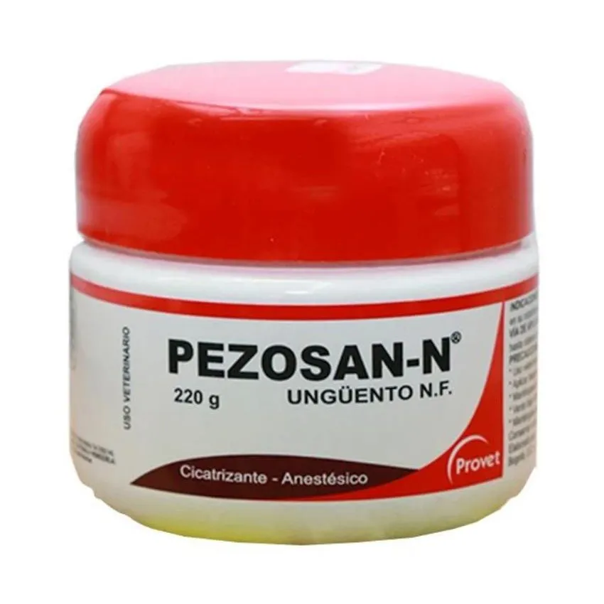 Pezosan N Unguento Bactericida Cicatrizante Piel Perros Gatos 220G