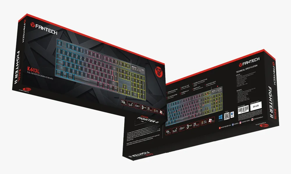 Teclado Gamer Fantech K613L Original