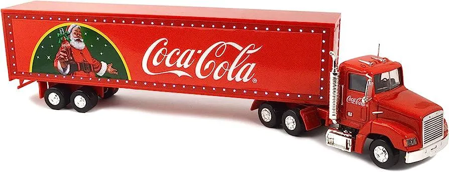 Juguete Replica Camion De Coca Cola Escala 1:43 Con Luces Led En El Contenedor Original  