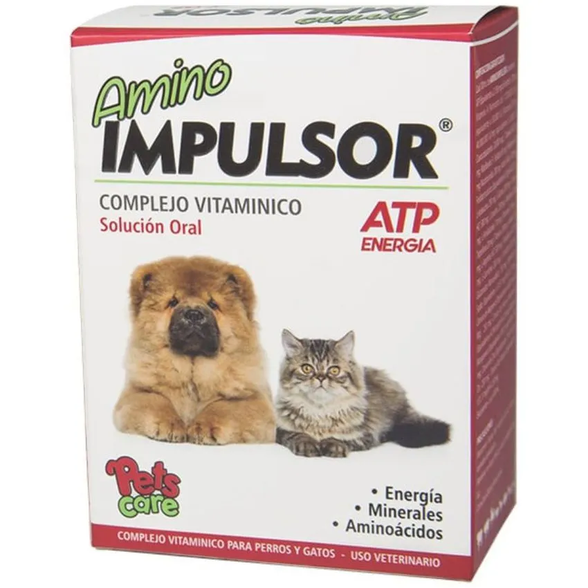 Amino Impulsor Complejo Vitaminico Oral Perros Gatos 20Ml