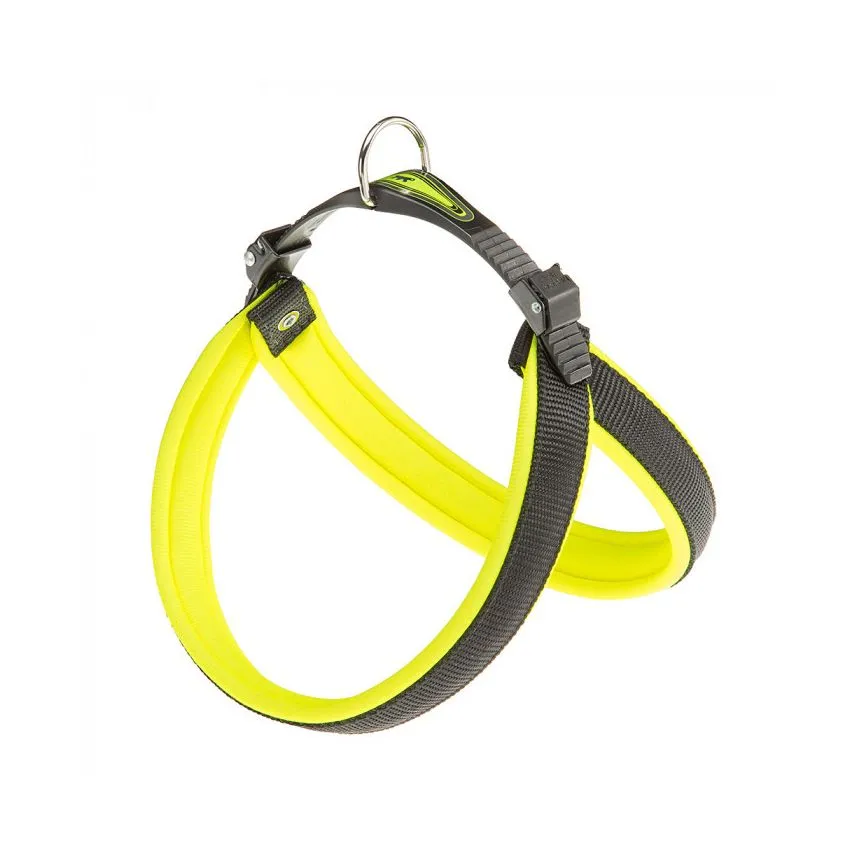 Arnes Pechera Regulable Perro Ferplast Agila Fluo 7 Amarillo