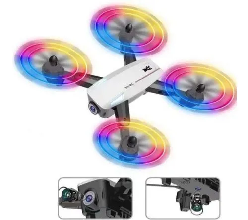 Drone Doble Cámara Wifi Hd Retorno Inteligente 2 Baterias 3v 680T