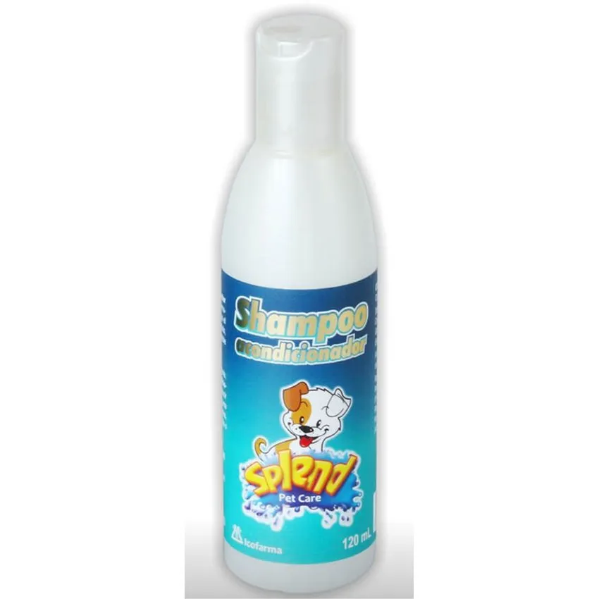 Splend Shampoo Acondicionador Perros Gatos 120Ml