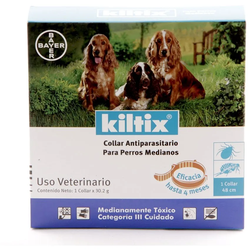 Kiltix Collar Antipulgas 48Cm Perros Medianos